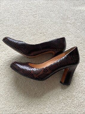 Corello Snake Skin Pumps, made and purchased in Brazil